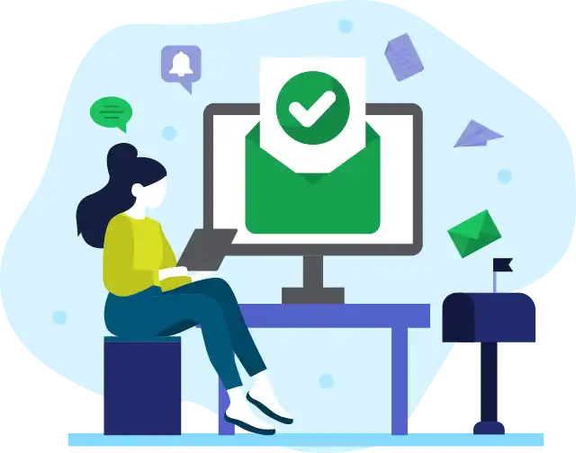 An illustration representing GlobalMeet's event registration email branding features