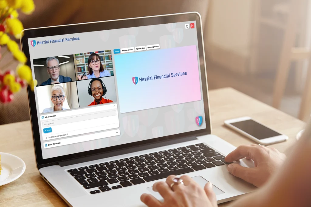 Industry Professional watching GlobalMeet Virtual Conference